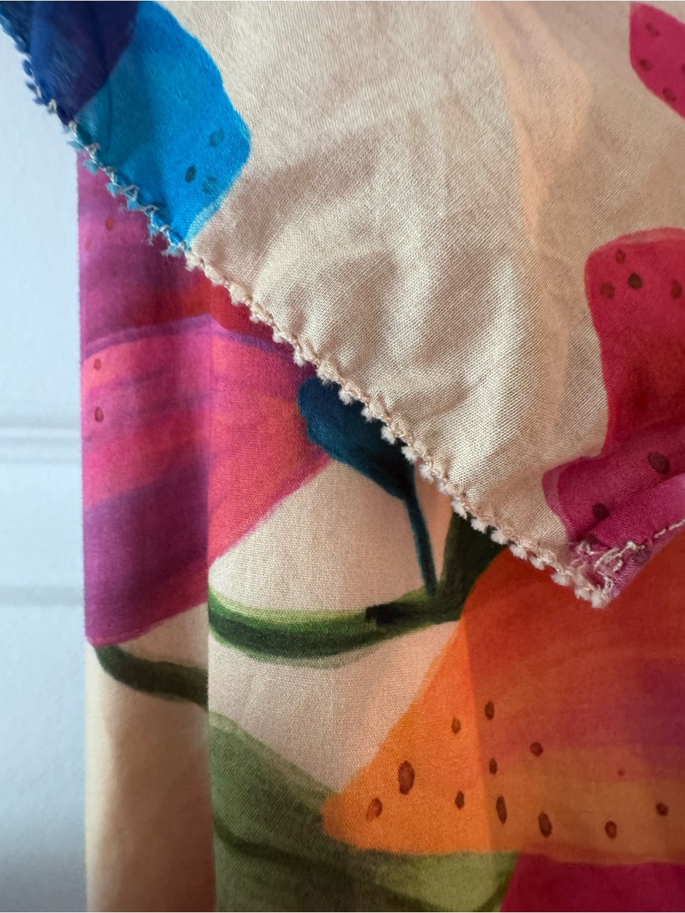 FARM Rio "Mary's Garden" Frilled Top Midi Dress. - Picture 6 of 16
